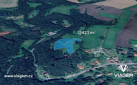 Prodej zahrady 6 211 m², Proseč, okres Chrudim