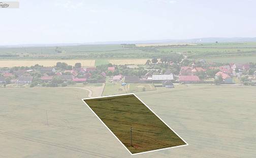 Prodej stavebního pozemku 7 837 m², Droužkovice, okres Chomutov