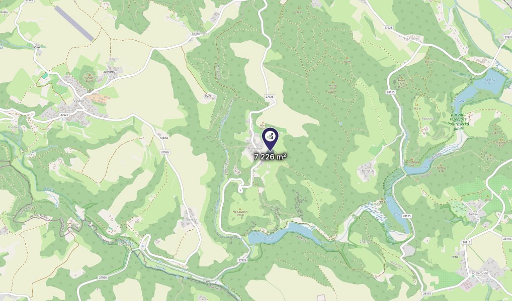 Prodej pole 4 817 m², Hrubá Skála – náhled fotky 3