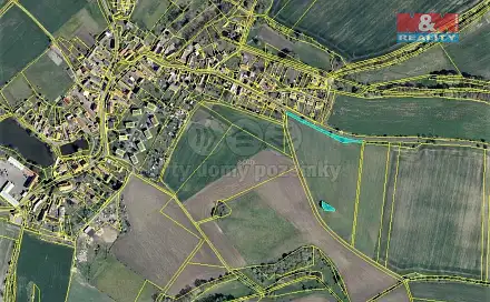 Prodej pozemku 2 008 m², Měrunice, okres Teplice