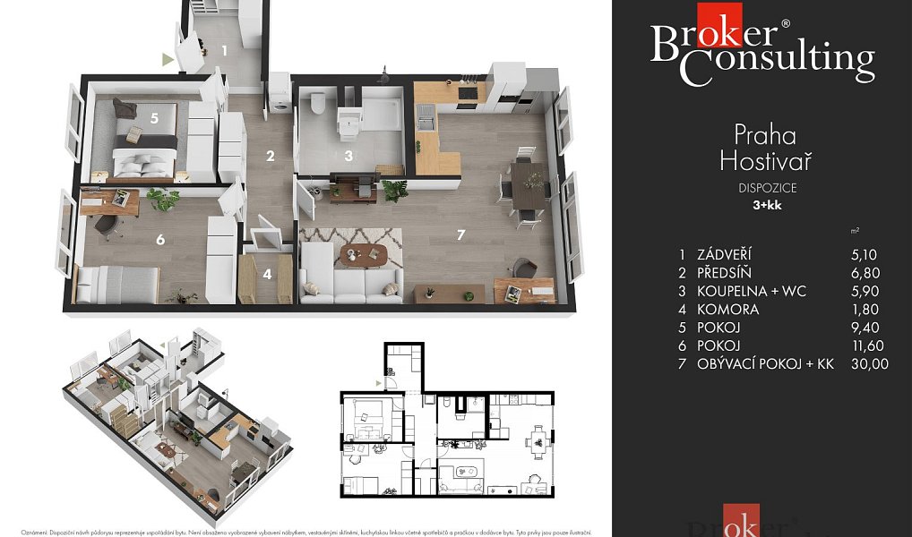 Prodej bytu 3+1 74 m², Praha – náhled fotky 17