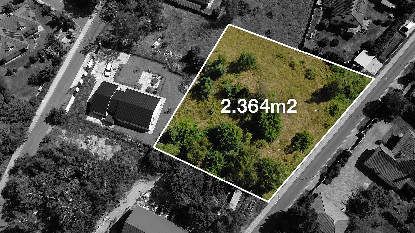 Prodej stavebního pozemku 2 364 m² – fotografie 3
