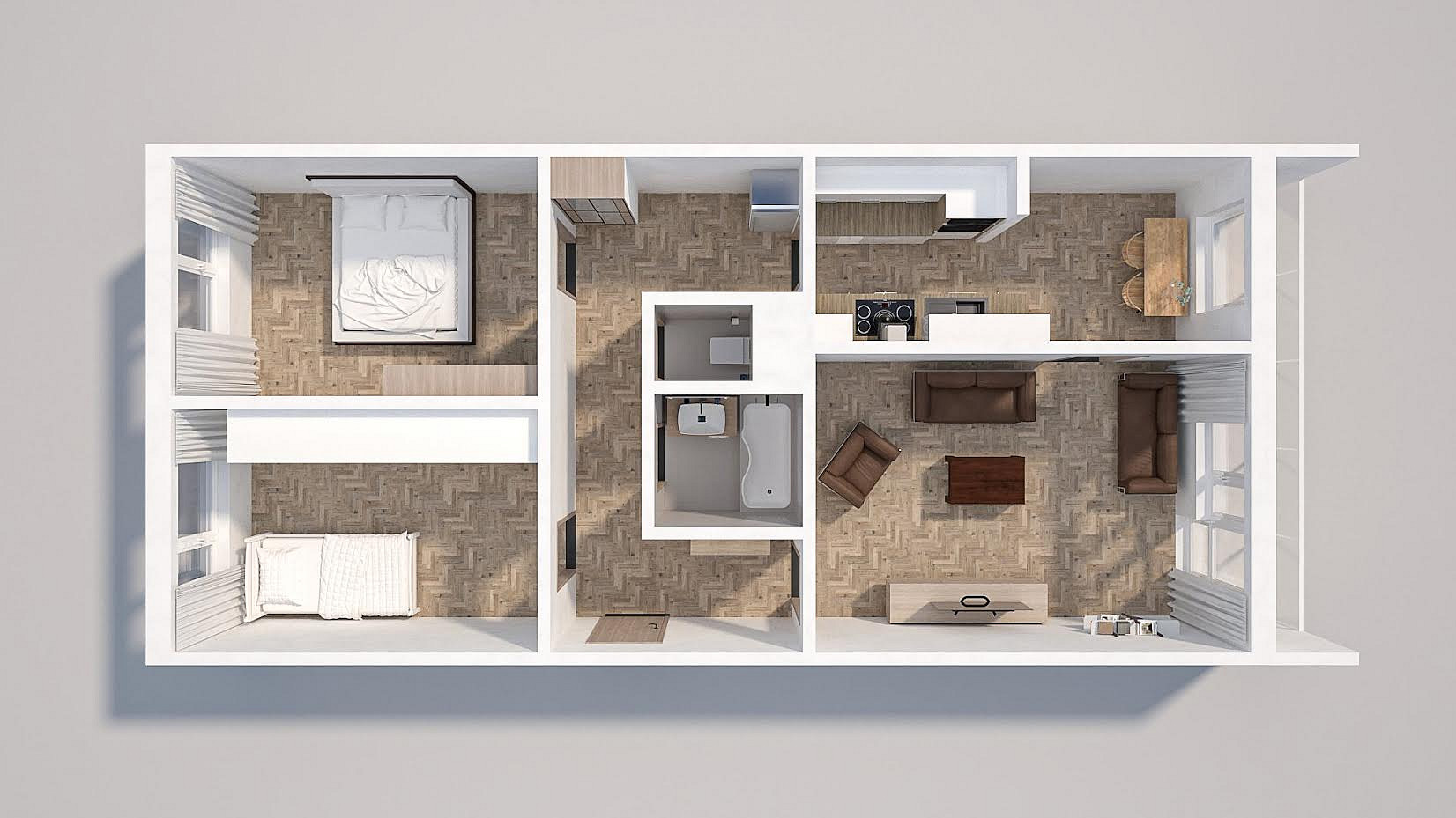 Prodej bytu 3+1 80 m² – fotografie 3