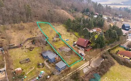 Prodej stavebního pozemku 1 077 m², Chodouň, okres Beroun