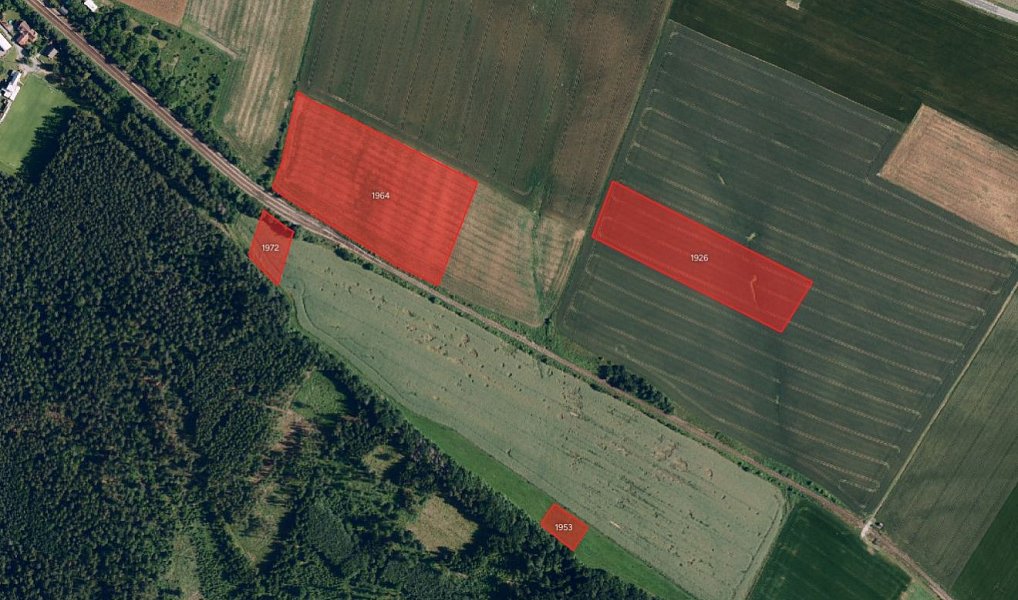 Prodej pole 124 740 m², Rapotice – náhled fotky 3