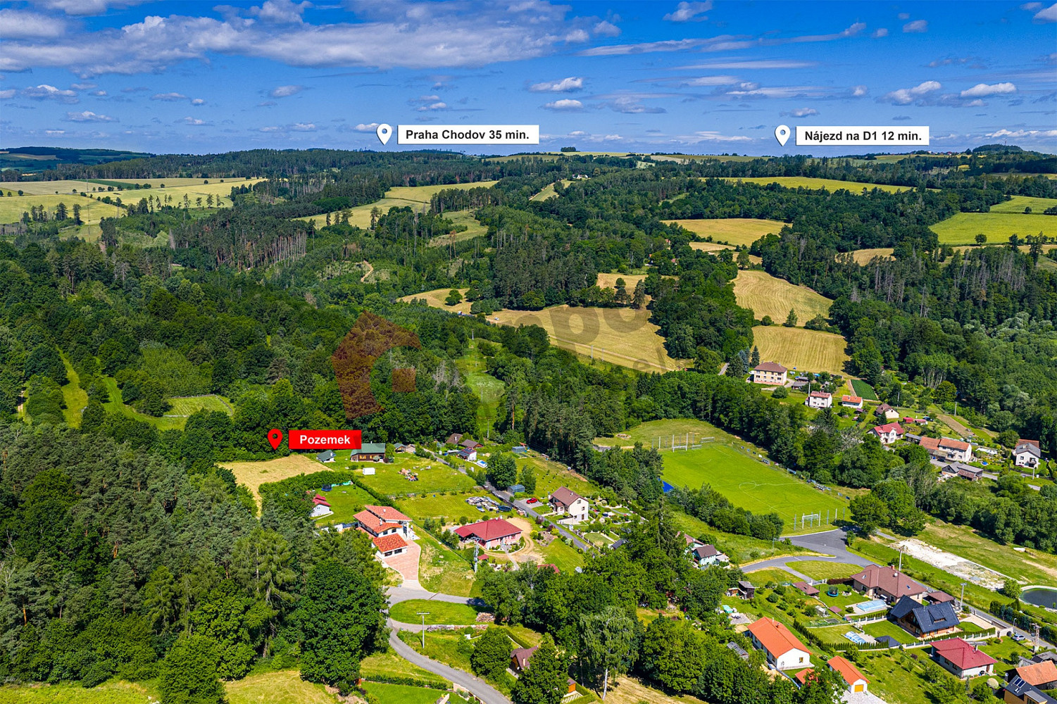 Prodej stavebního pozemku 1 187 m² – fotografie 5