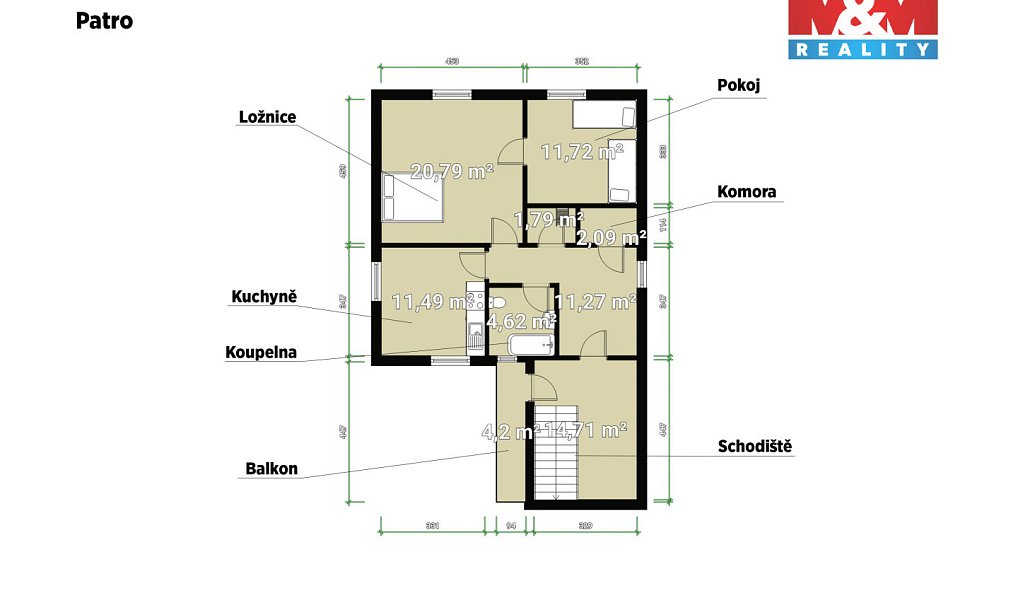 Prodej domu 159 m² s pozemkem 452 m², Blovice – náhled fotky 12