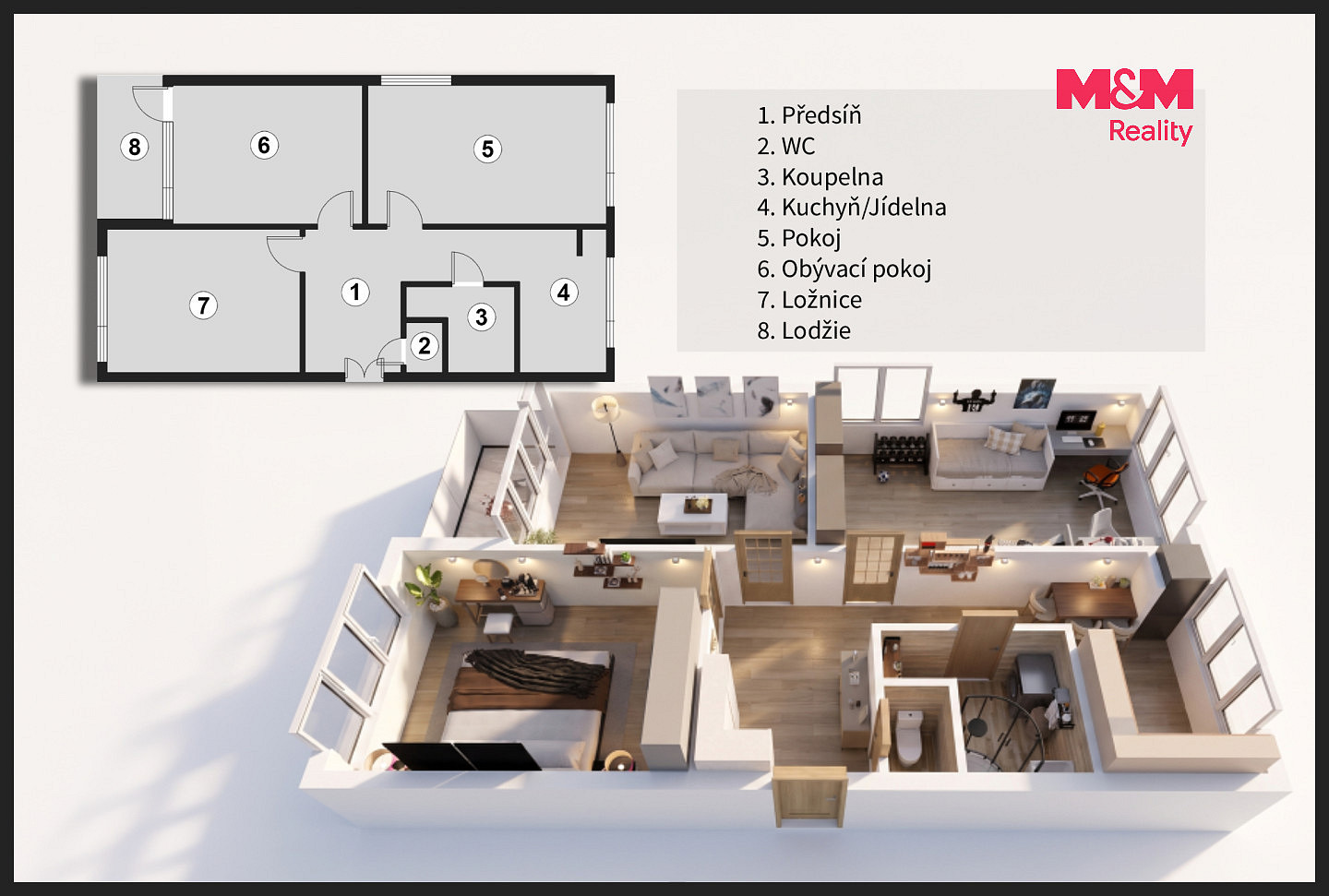 Prodej bytu 3+1 76 m² – fotografie 3