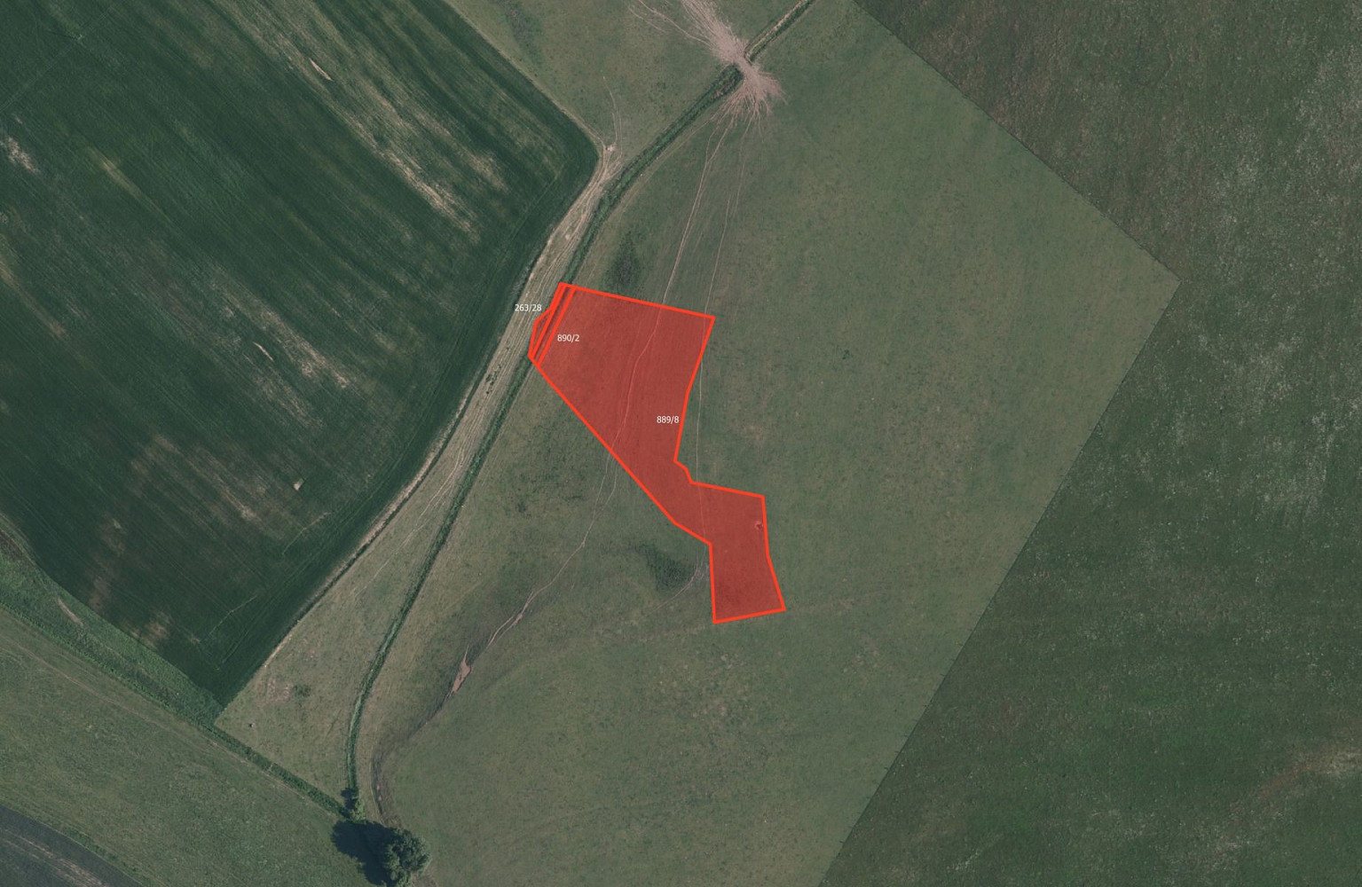 Prodej pole 2 493 m² — photo 2