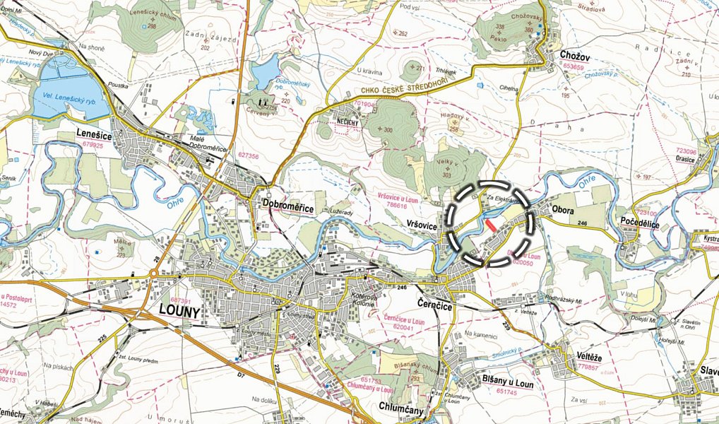 Prodej pole 10 594 m², Obora – náhled fotky 2