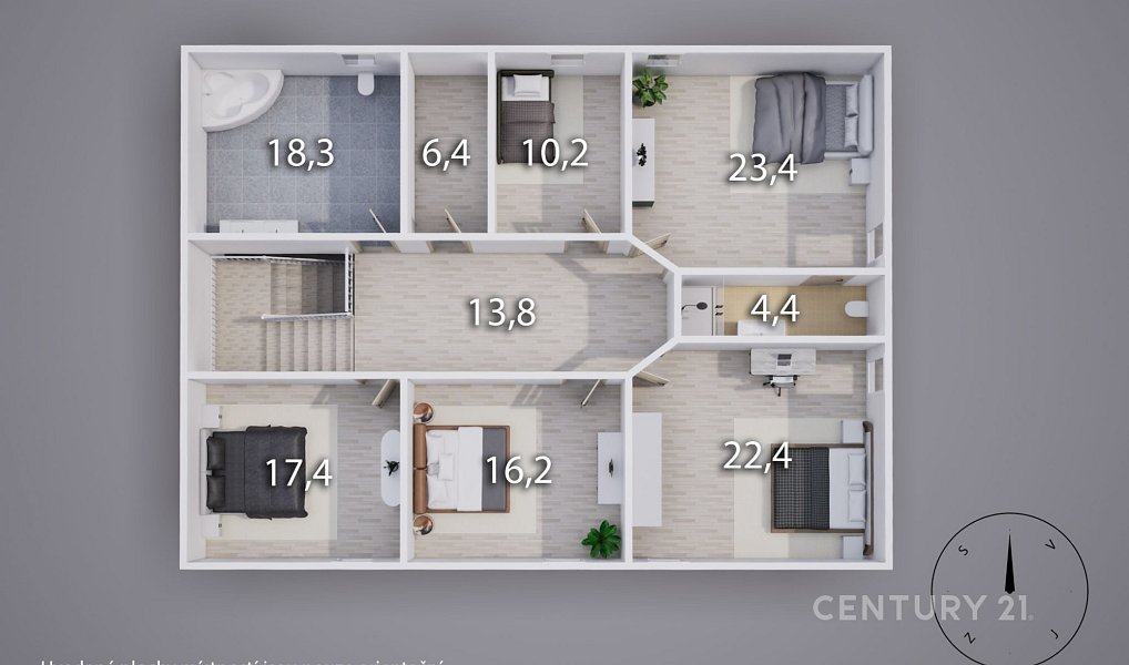 Prodej domu 253 m² s pozemkem 426 m², Rabakov – náhled fotky 33
