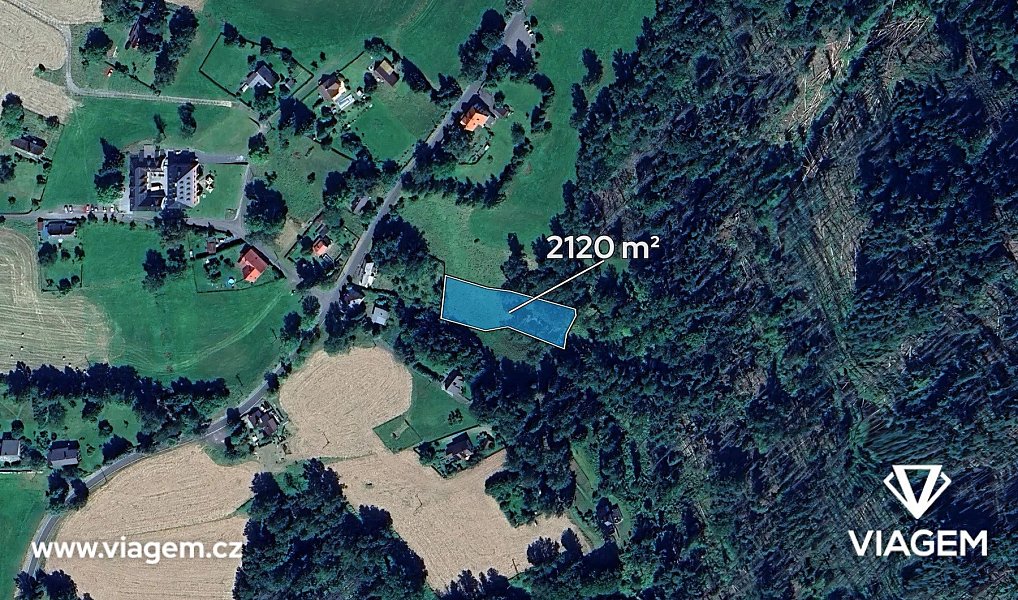 Prodej zahrady 2 120 m², Jetřichovice – fotka 1 z 5