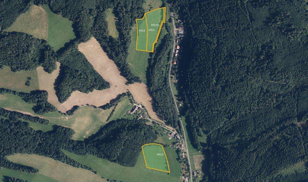 Prodej pole 31 498 m², Ruda nad Moravou – fotka 1 z 4