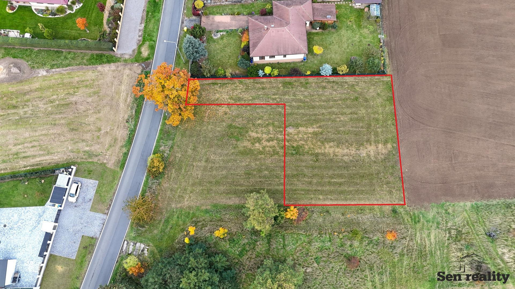 Prodej stavebního pozemku 800 m² rezervováno