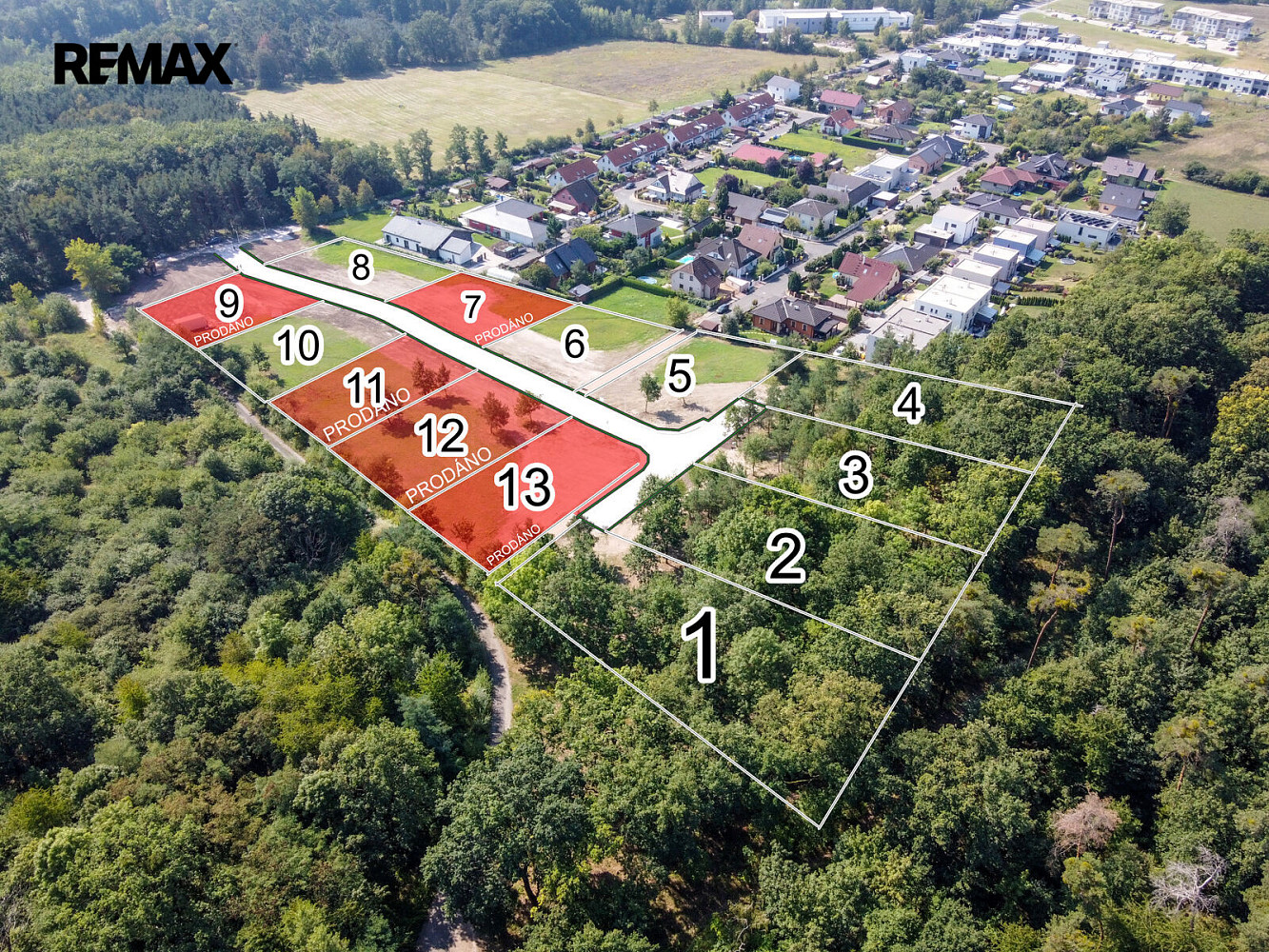 Prodej stavebního pozemku 1 408 m² – fotografie 3
