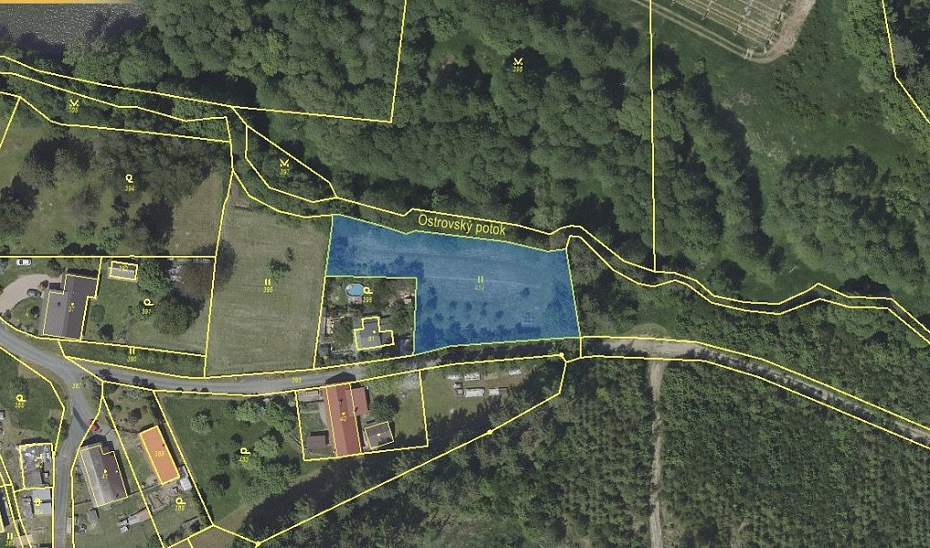 Prodej stavebního pozemku 1 832 m², Zbraslavice – náhled fotky 2
