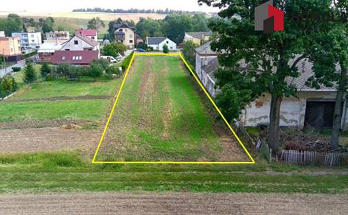 Prodej stavebního pozemku 2 386 m², Osmilány, Kobeřice, okres Opava