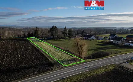 Prodej stavebního pozemku 1 918 m², Dub nad Moravou, okres Olomouc