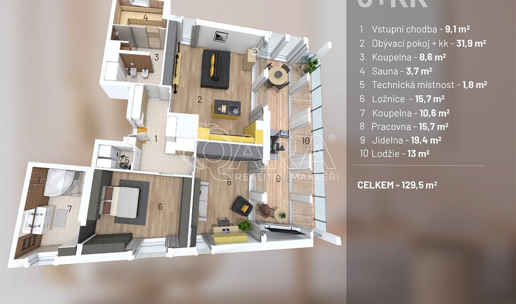 Prodej bytu 3+kk 111 m², Praha – náhled fotky 32