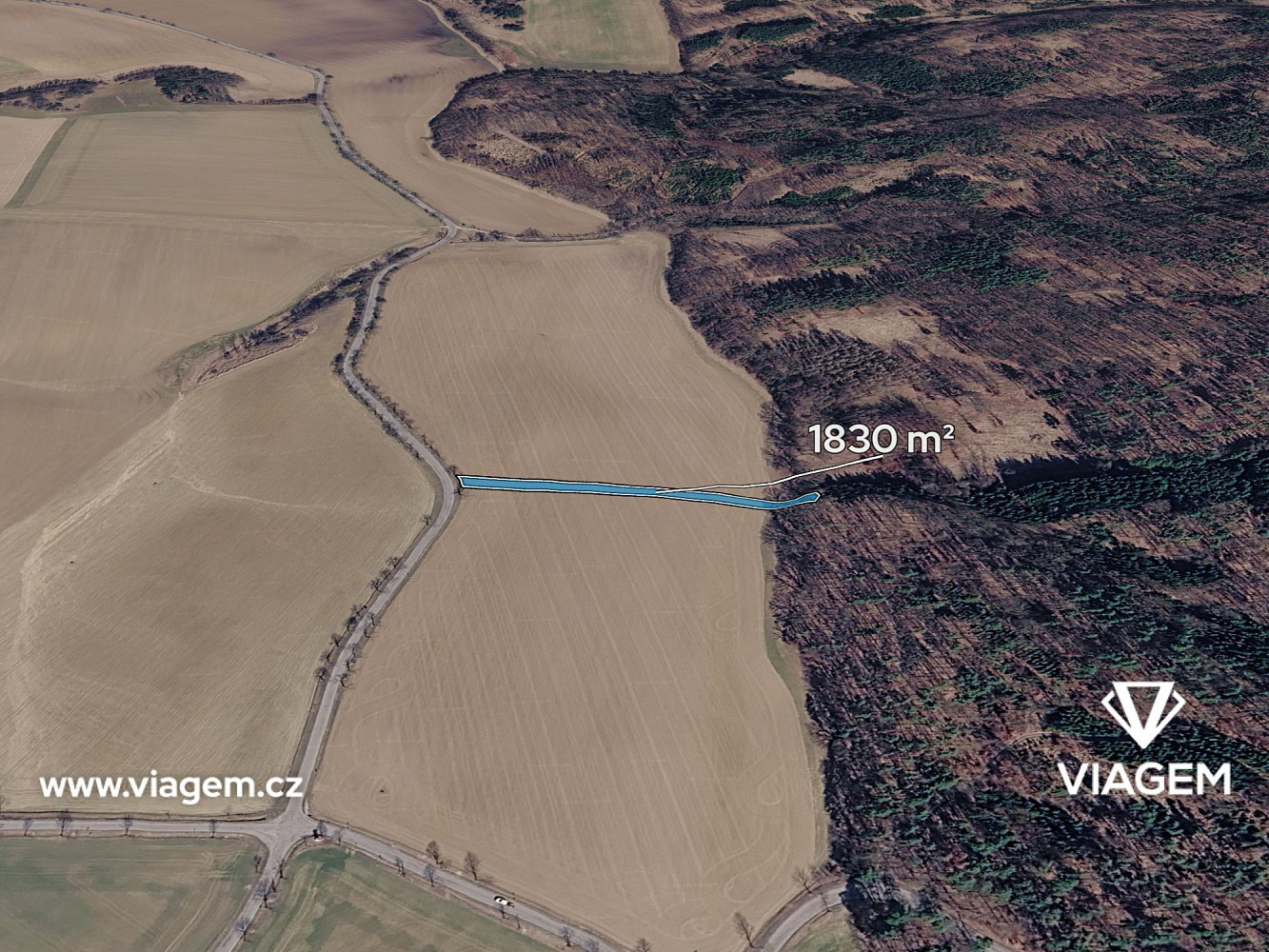 Prodej pole 1 830 m²