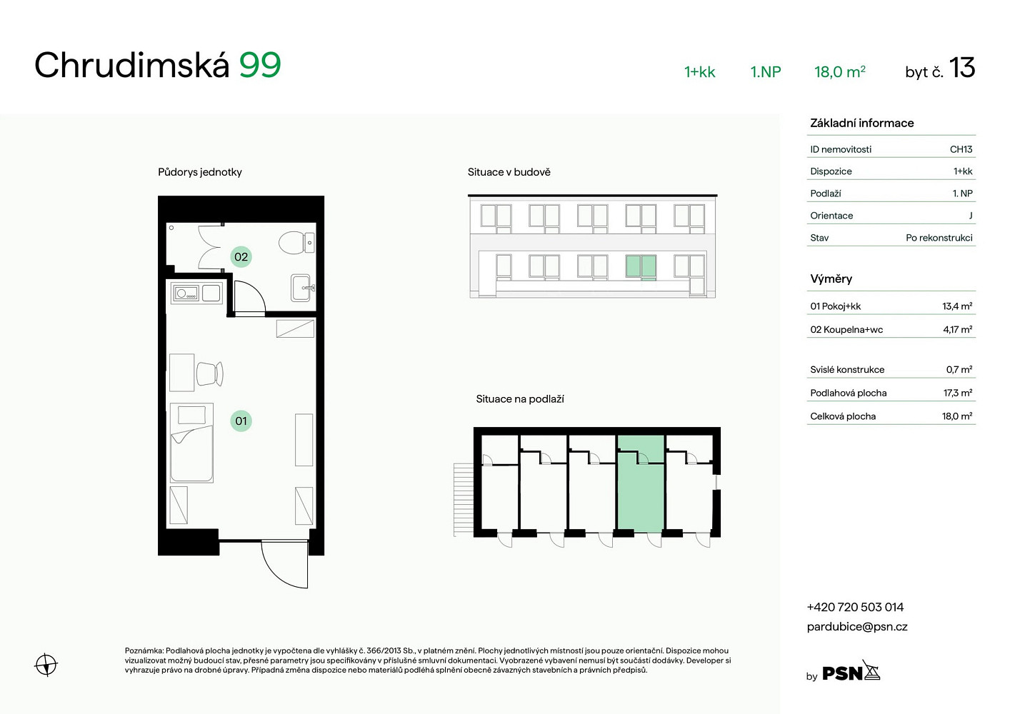 Prodej bytu 1+kk 17 m² — photo 2