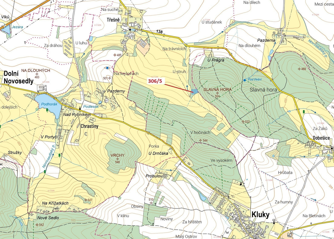 Dražba lesa 4 906 m²