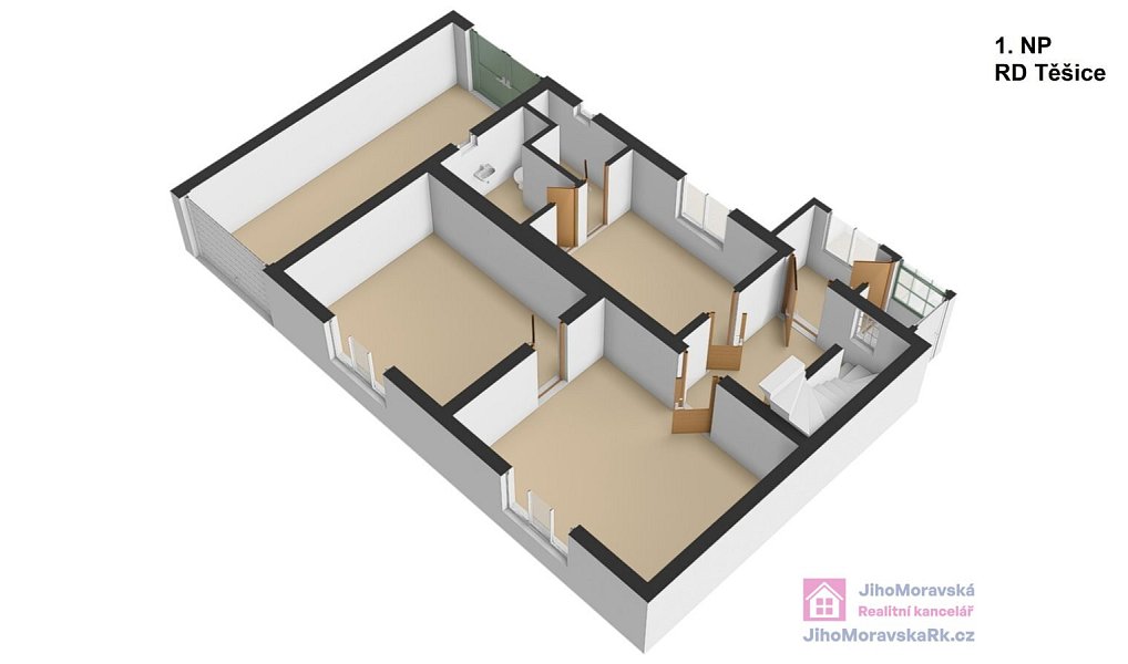 Prodej domu 148 m² s pozemkem 259 m², Mikulčice – náhled fotky 3