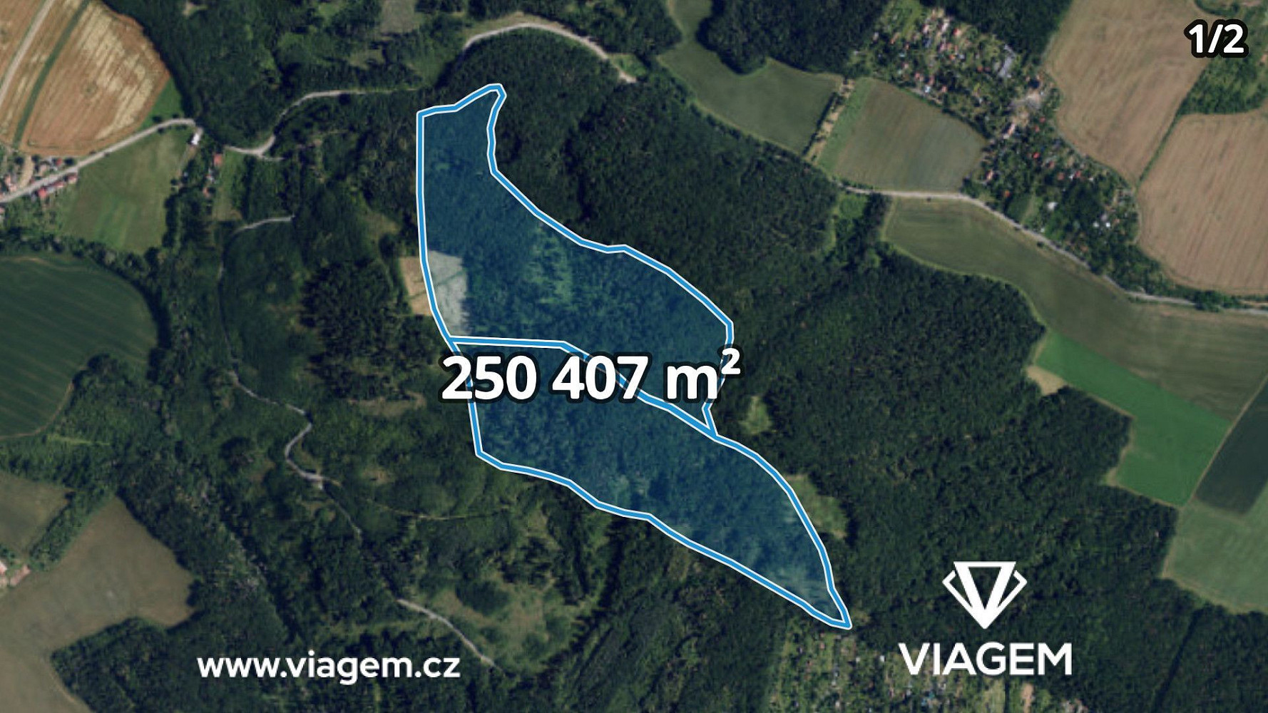 Prodej lesa 29 076 m²