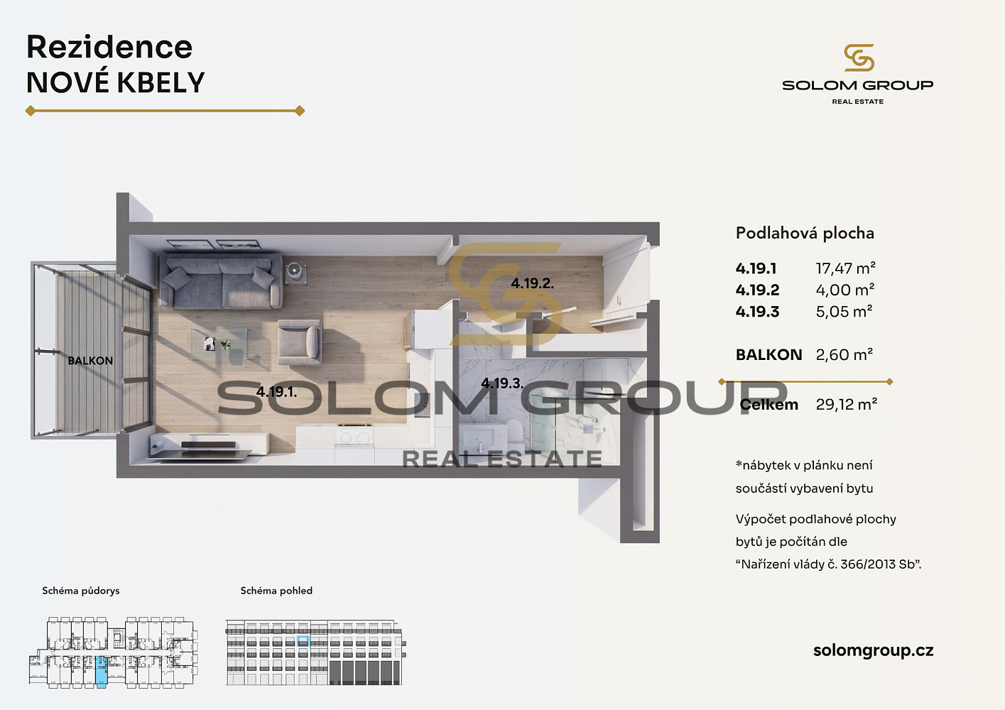 Prodej bytu 1+kk 27 m² — photo 3