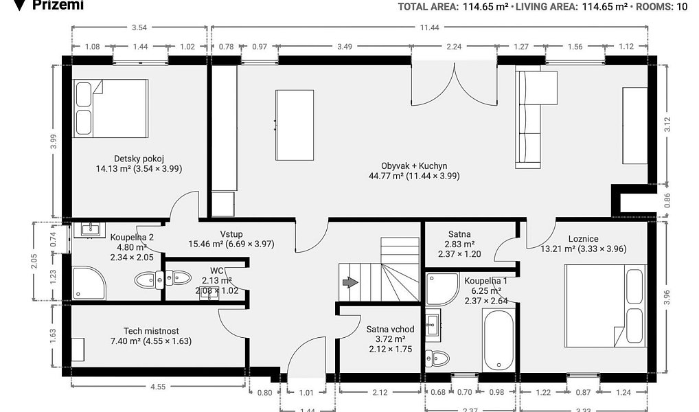 Prodej domu 200 m² s pozemkem 950 m², Plaňany – náhled fotky 26