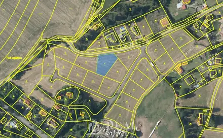 Prodej stavebního pozemku 1 268 m², Pyšely - Borová Lhota, okres Benešov
