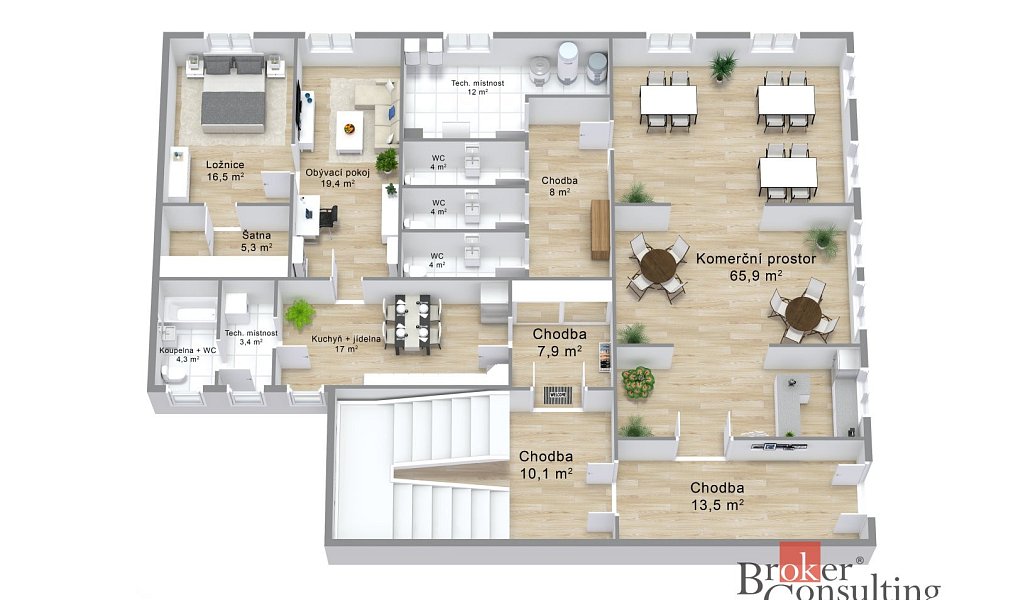 Prodej kanceláře 750 m², Nejdek – náhled fotky 19