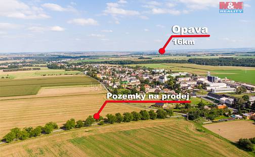 Prodej stavebního pozemku 4 852 m², Brumovice, okres Opava