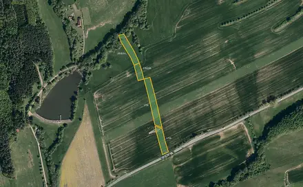 Prodej pole 19 604 m², Loučka, okres Zlín