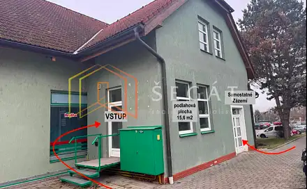 Pronájem obchodních prostor 19 m², Dlouhá, Slavičín, okres Zlín