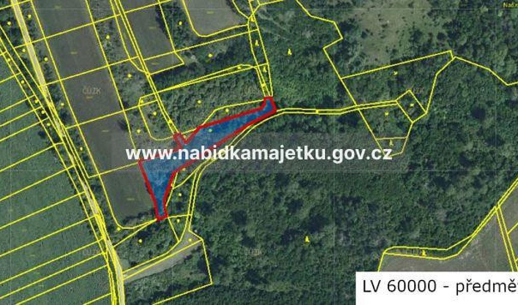 Prodej pozemku 2 449 m², Diváky – náhled fotky 2