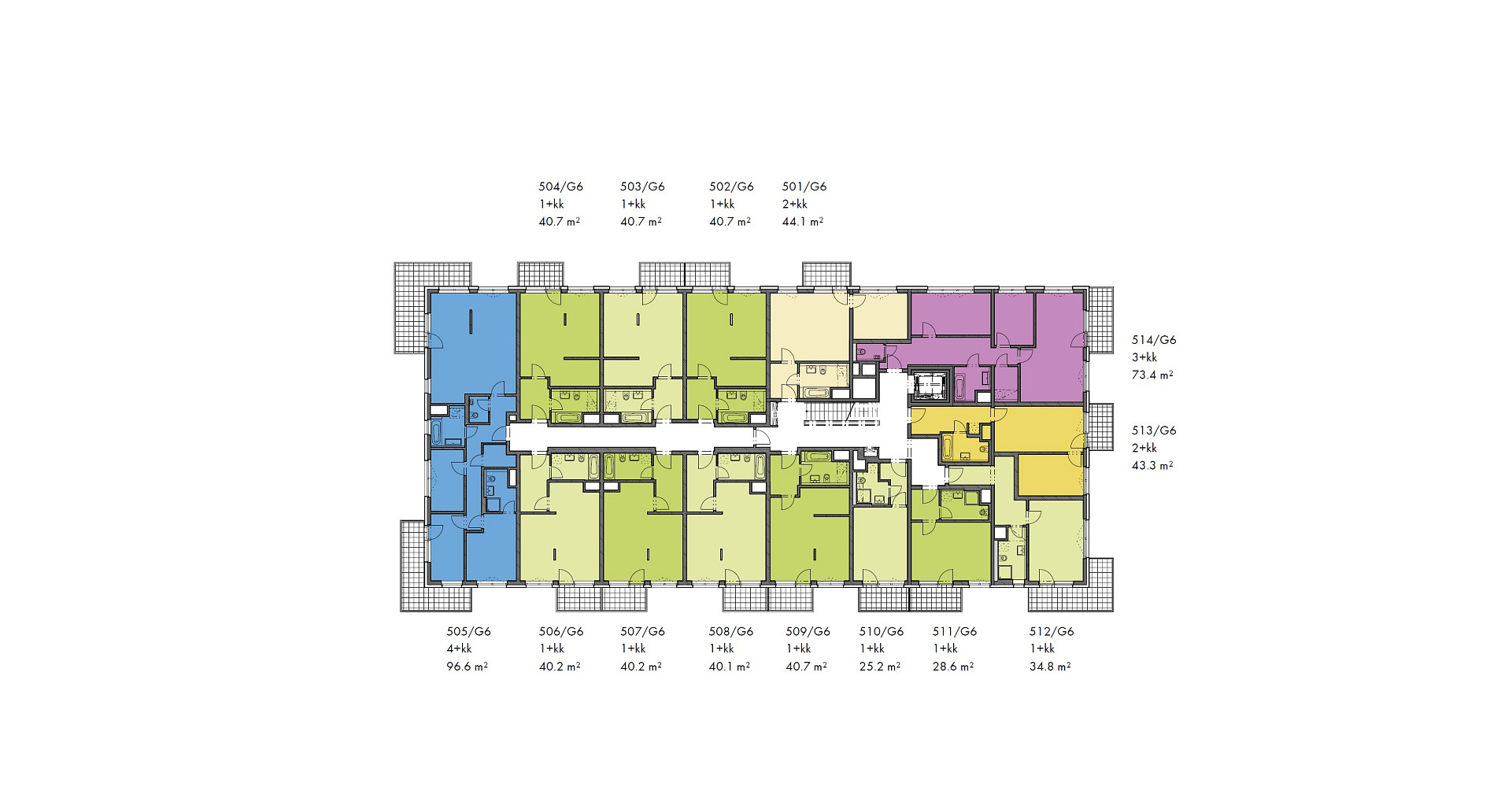 Prodej bytu 2+kk 43 m² - Ansicht 4