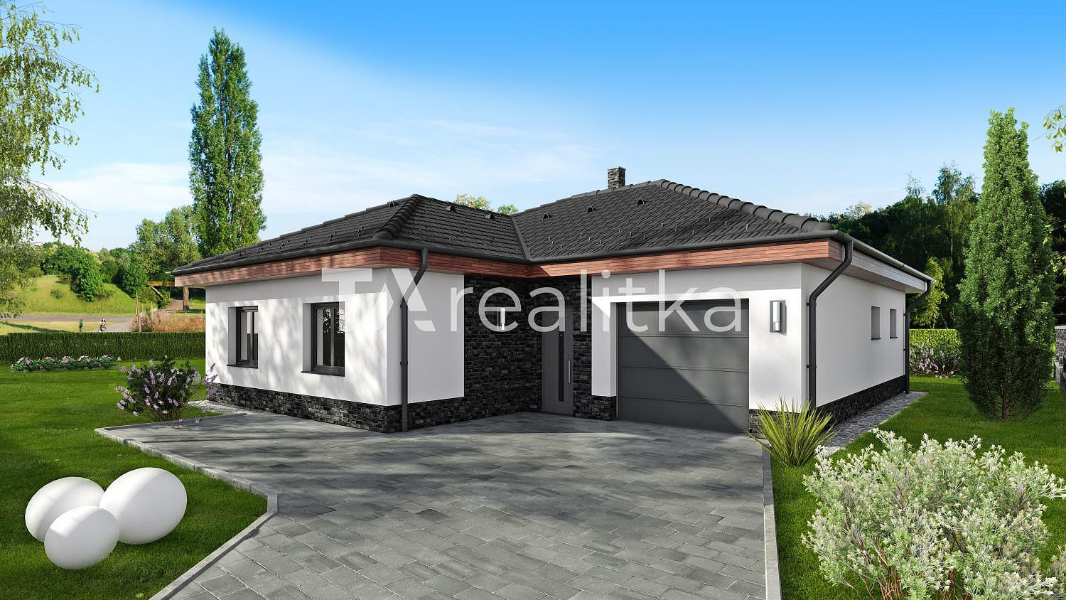 Prodej stavebního pozemku 982 m² – pohled 2