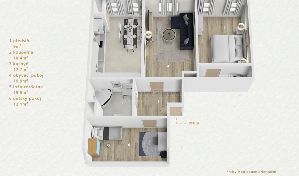 Prodej bytu 3+1 89 m², Ostrov – náhled fotky 15