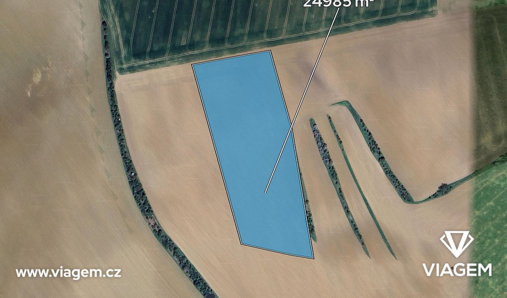 Prodej pole 24 985 m², Jarohněvice – náhled fotky 2