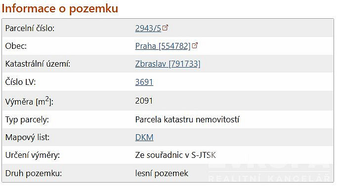Prodej lesa 2 166 m² — photo 3