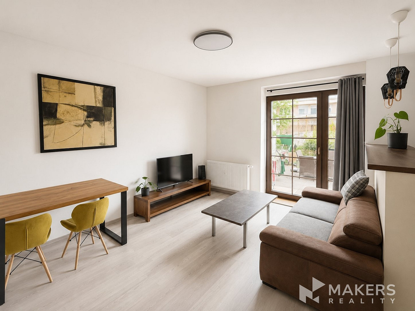 1-soban stan, 63 m²