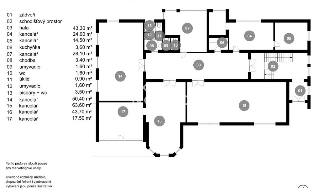 Prodej kanceláře 1 408 m², Kladno – náhled fotky 11