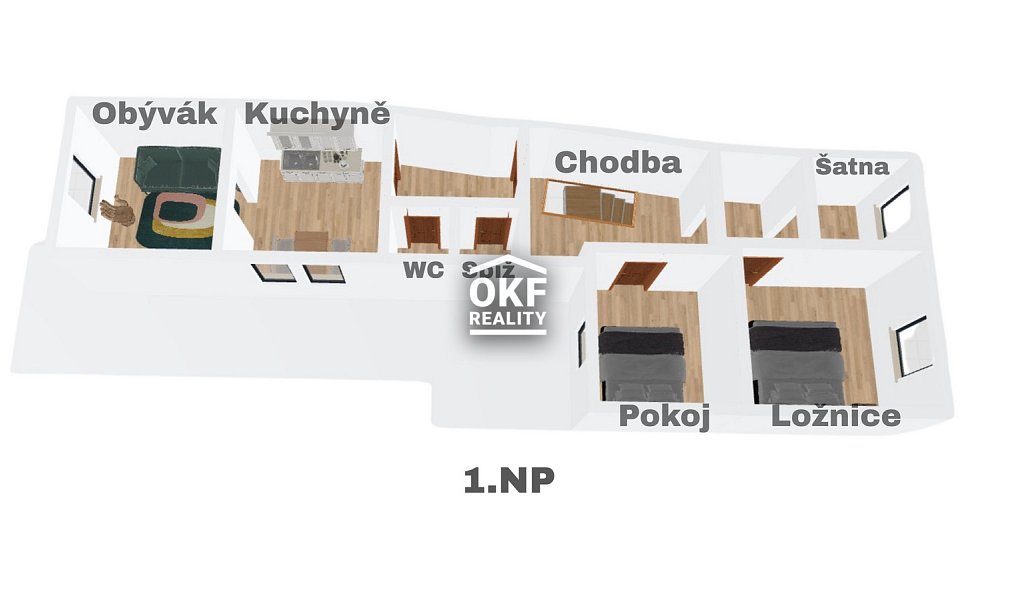 Prodej domu 130 m² s pozemkem 129 m², Měrovice nad Hanou – náhled fotky 12