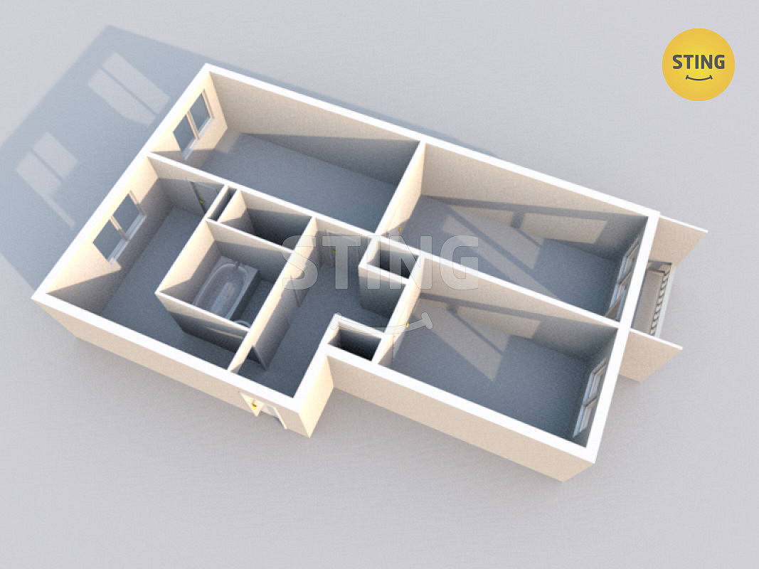 Prodej bytu 3+1 67 m² – pohled 2