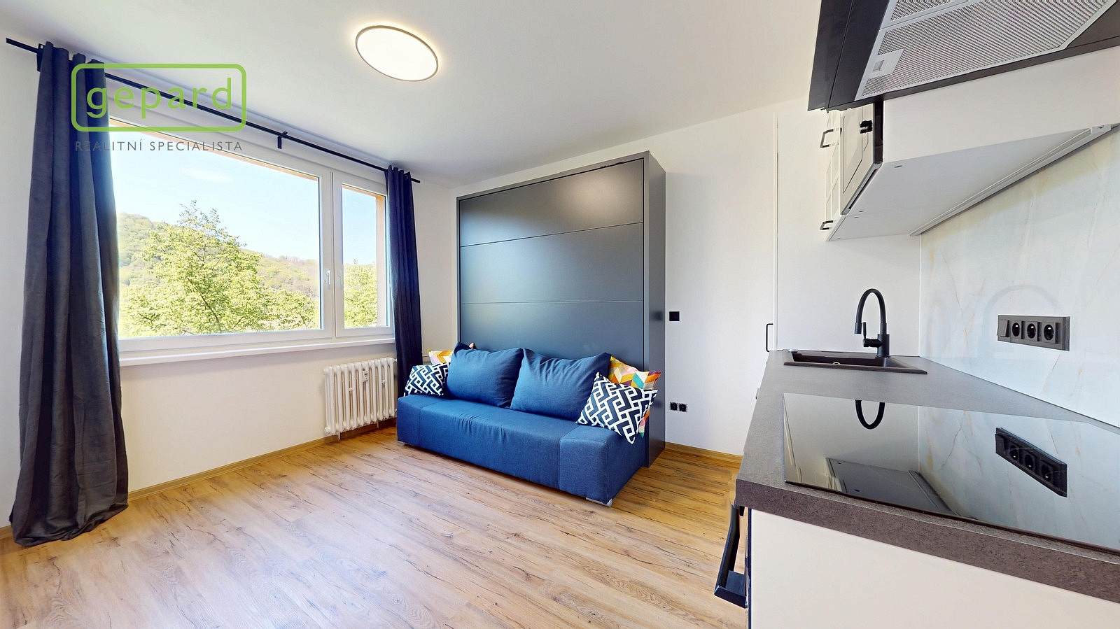 Pronájem bytu 1+kk 20 m² – pohled 3