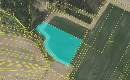 Prodej pole 44 793 m², Albrechtice nad Vltavou - Chřešťovice, okres Písek