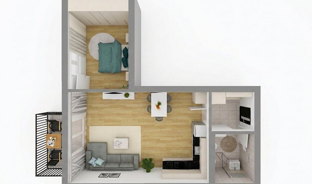 Prodej bytu 2+kk 53 m², Pasohlávky – náhled fotky 8