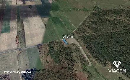 Prodej pole 513 m², Uhlířská Lhota, okres Kolín