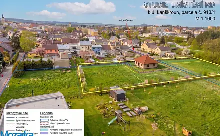 Prodej stavebního pozemku 4 004 m², Lanškroun, okres Ústí nad Orlicí